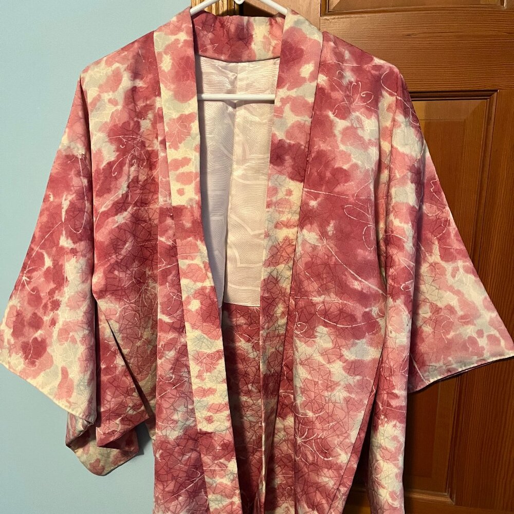 Vintage pink haori jacket